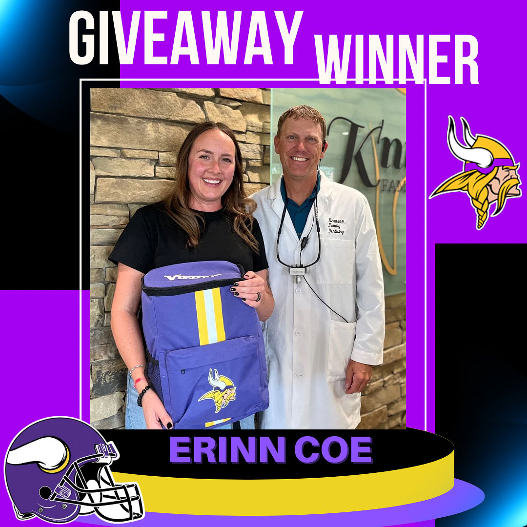 Knutson Family Dentistry Vikings gameday bundle giveaway